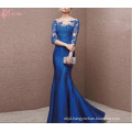 Chic Style Royal Blue Plus Size Mermaid Evening Dress 2017 Prom Evening Dress Custom Made